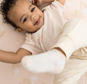 Whimsical Floral Organic Short Sleeve Bodysuit & Pant Set 3 Pack